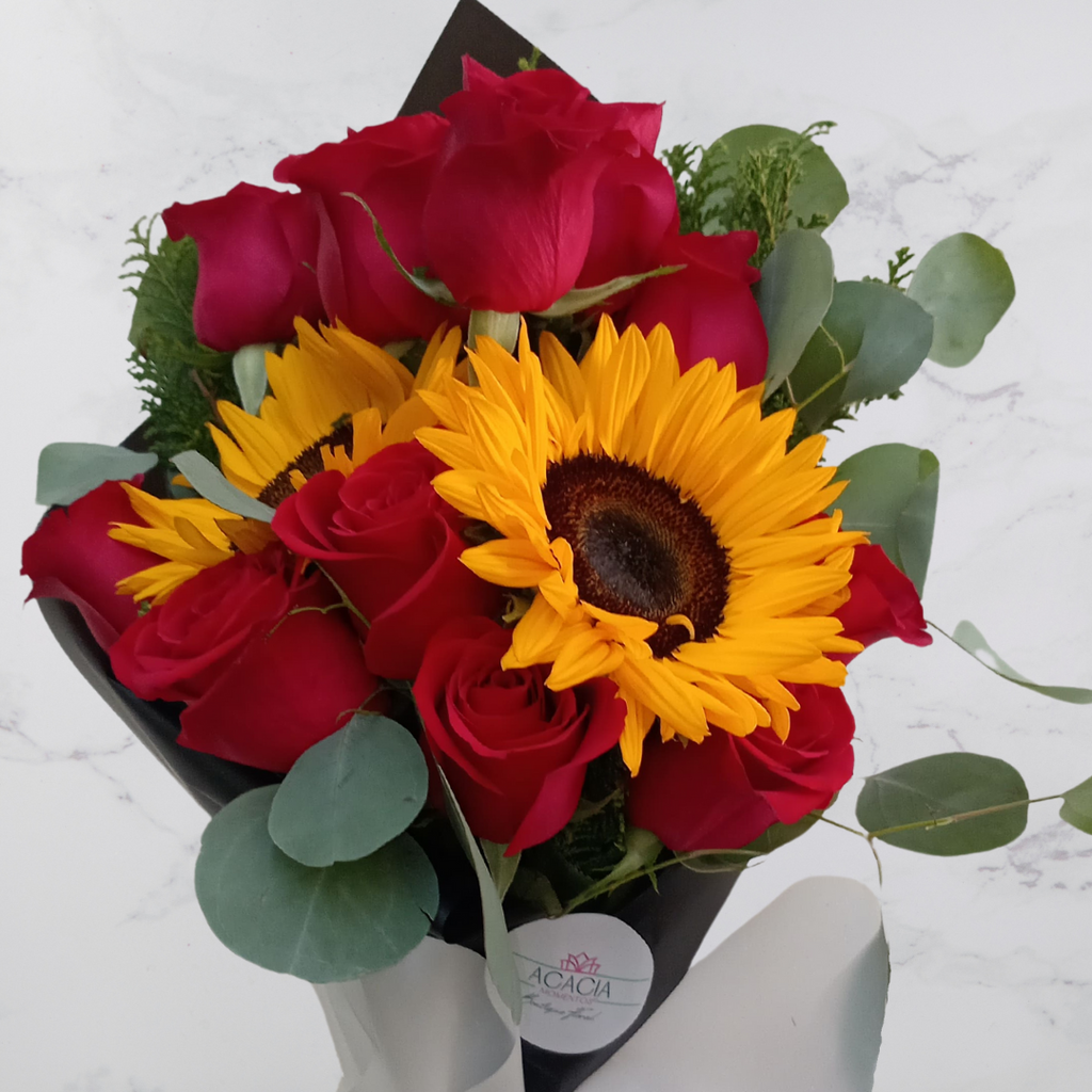 Ramo Rosas & Girasoles