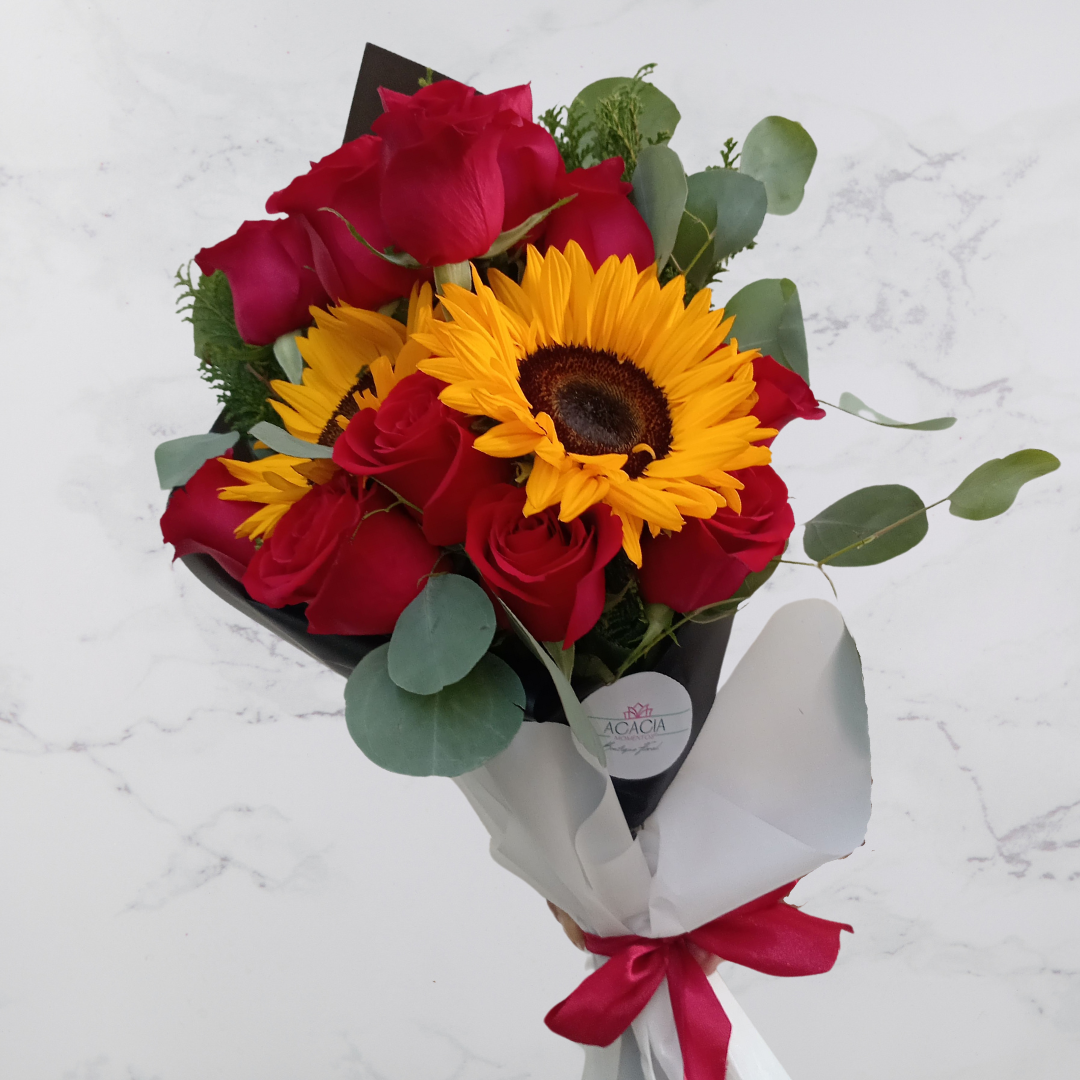 Ramo Rosas & Girasoles